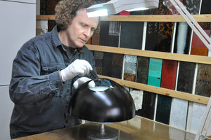 Master craftsman Sergej Kirilov of Studio Lacquer Decor.