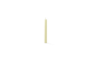 Six inch church candle of beeswax