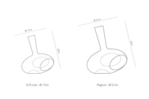 ROKOS decanter dimensions.